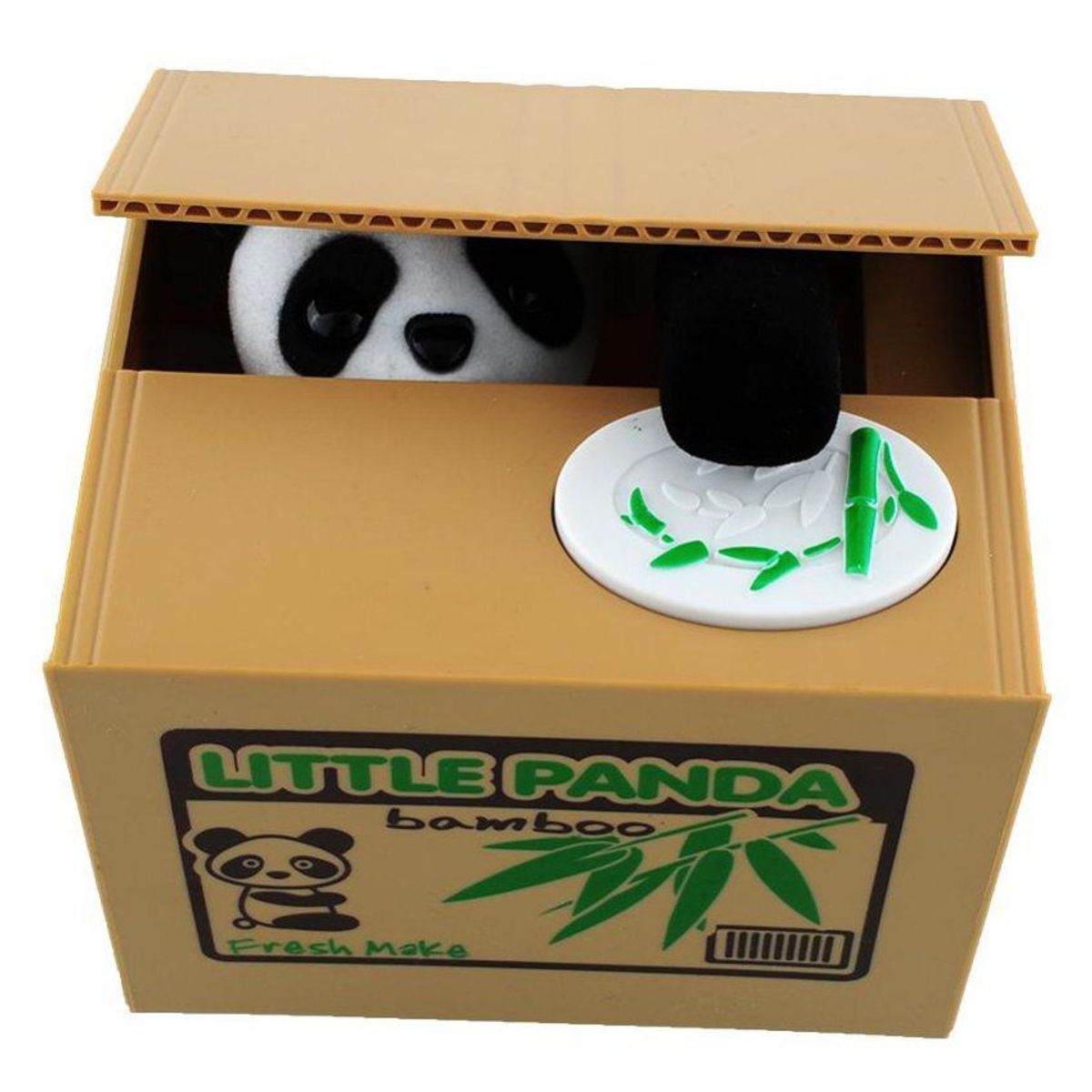 GENERICO - Alcancía panda roba monedas