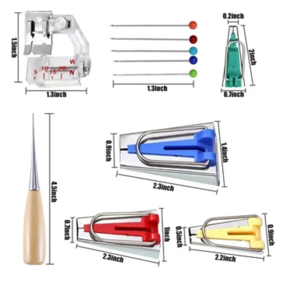 GENERICO - Kit Para Hacer Cinta Al Bies Cortador Tela Costura Patchwork