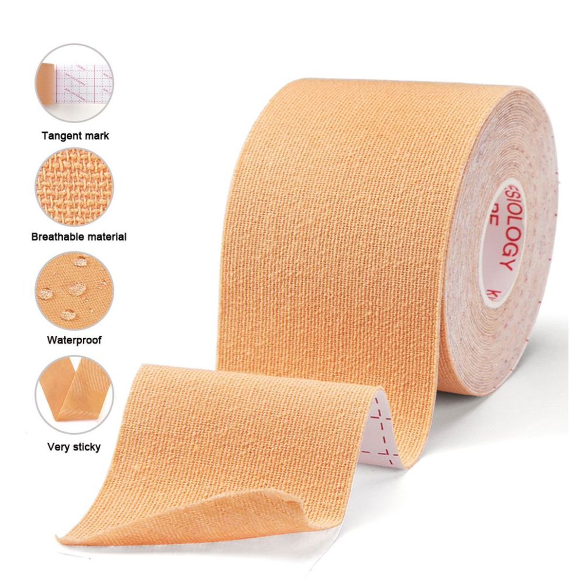 HOLGU - Cinta Kinesiologica Vendaje Neuromuscular Kinesiotape - 5M