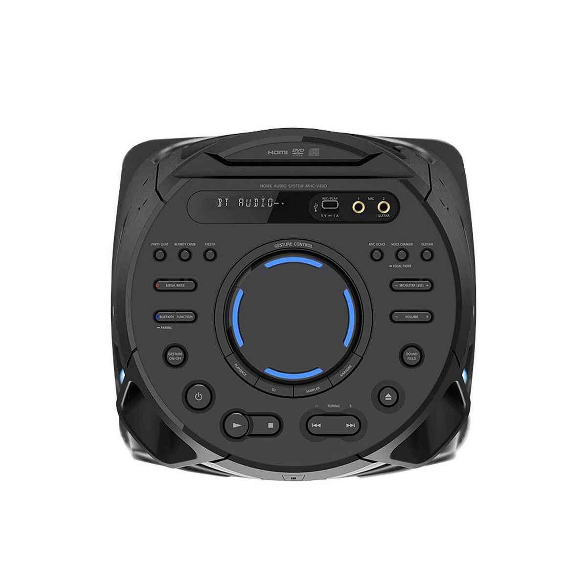 SONY - Equipo de sonido Sony Bluetooth karaoke MHC-V43D - Negro