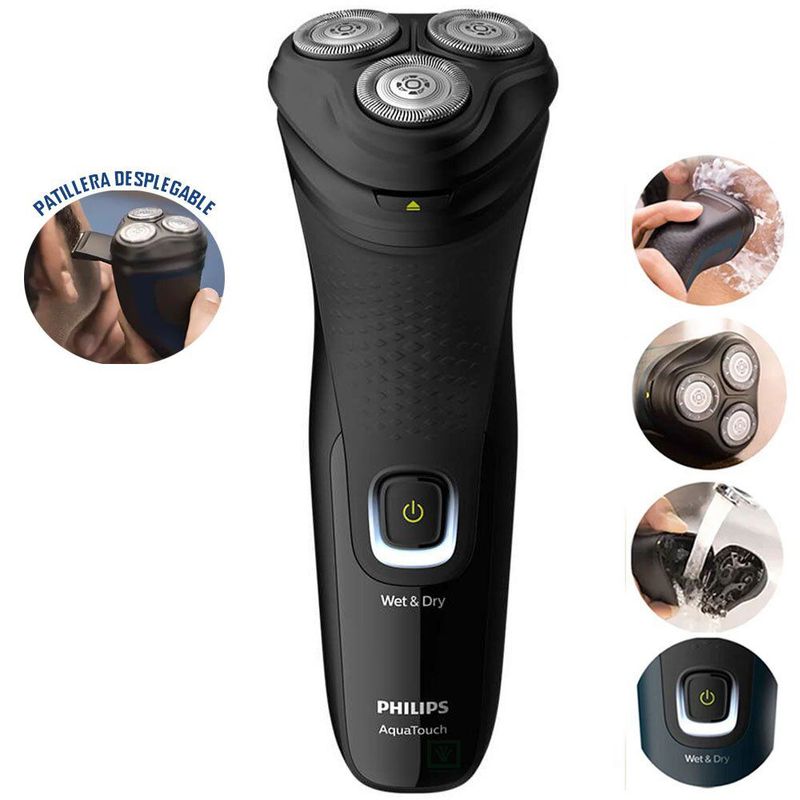 PHILIPS - Afeitadora AquaTouch en Seco y Húmedo S122341