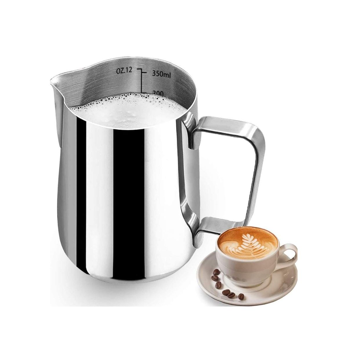 GENERICO - JARRA BARISTA DE ACERO INOXIDABLE