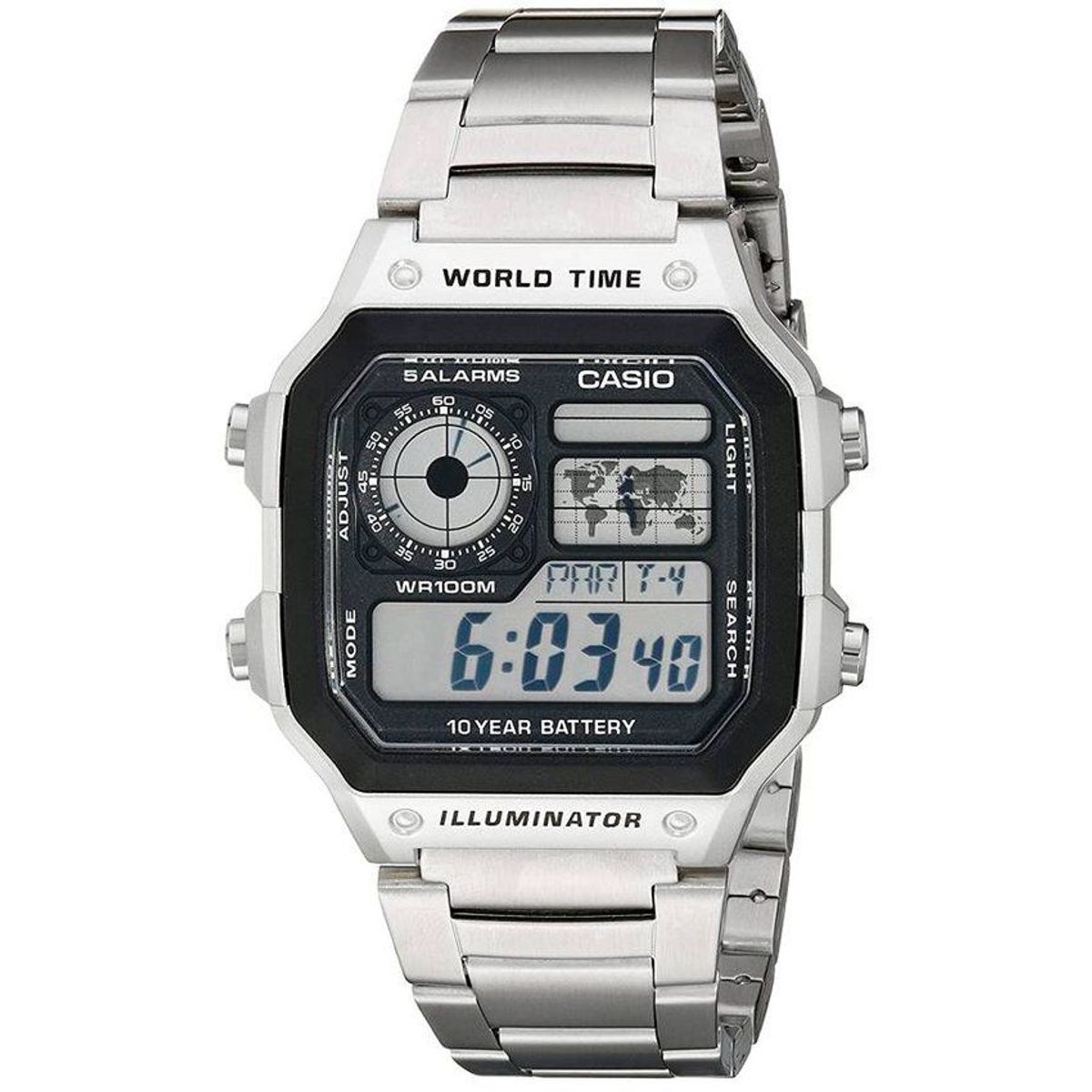 CASIO - Reloj casio ae-1200whd 1avcf - hora mundial