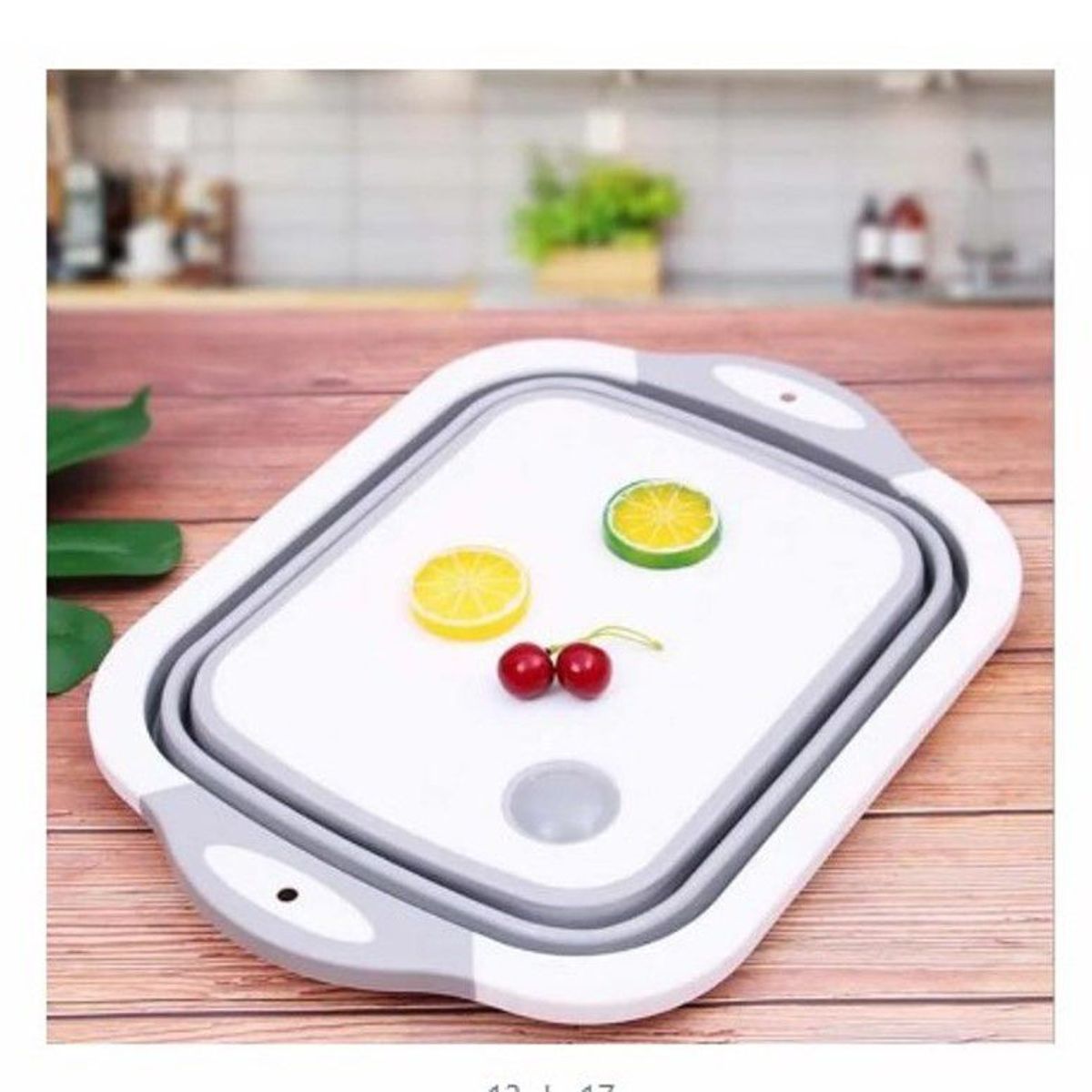 GENERICO - Tabla de picar multifuncional 4 en 1 plegable. de calidad GRANDE.