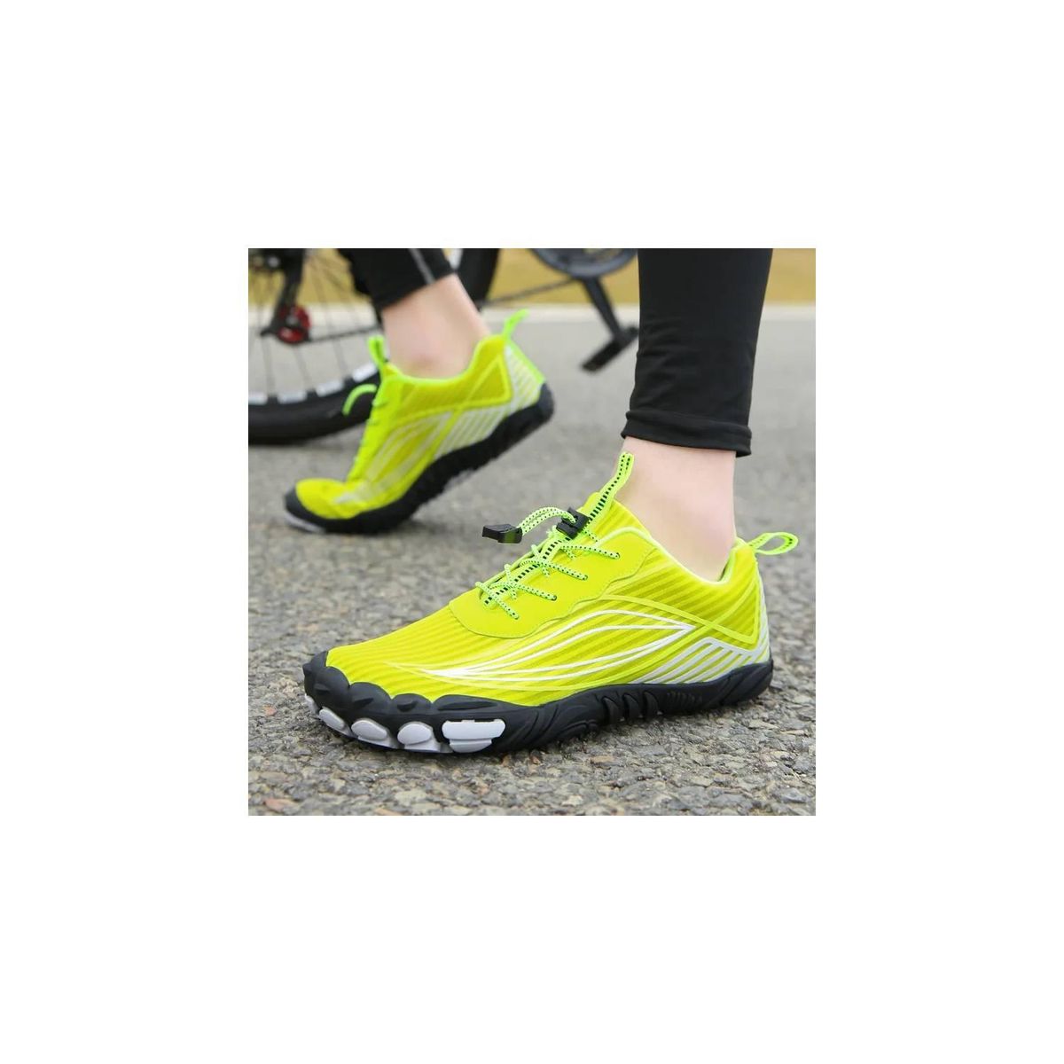 GENERICO - Zapatillas de ciclismo aquamoda Unisex HB1BVN Verde Neón