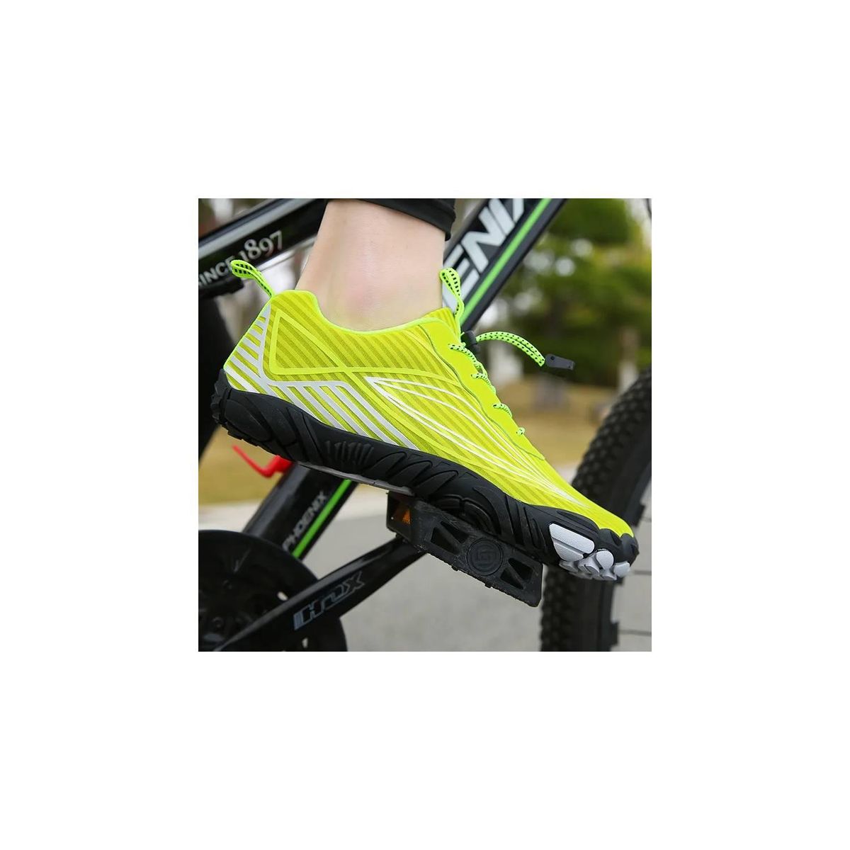 GENERICO - Zapatillas de ciclismo aquamoda Unisex HB1BVN Verde Neón