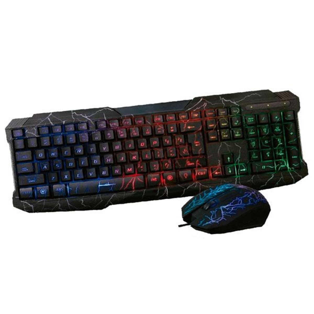HALION - Kit Gamer Teclado  Mouse  Pad Mouse Halion Kraken