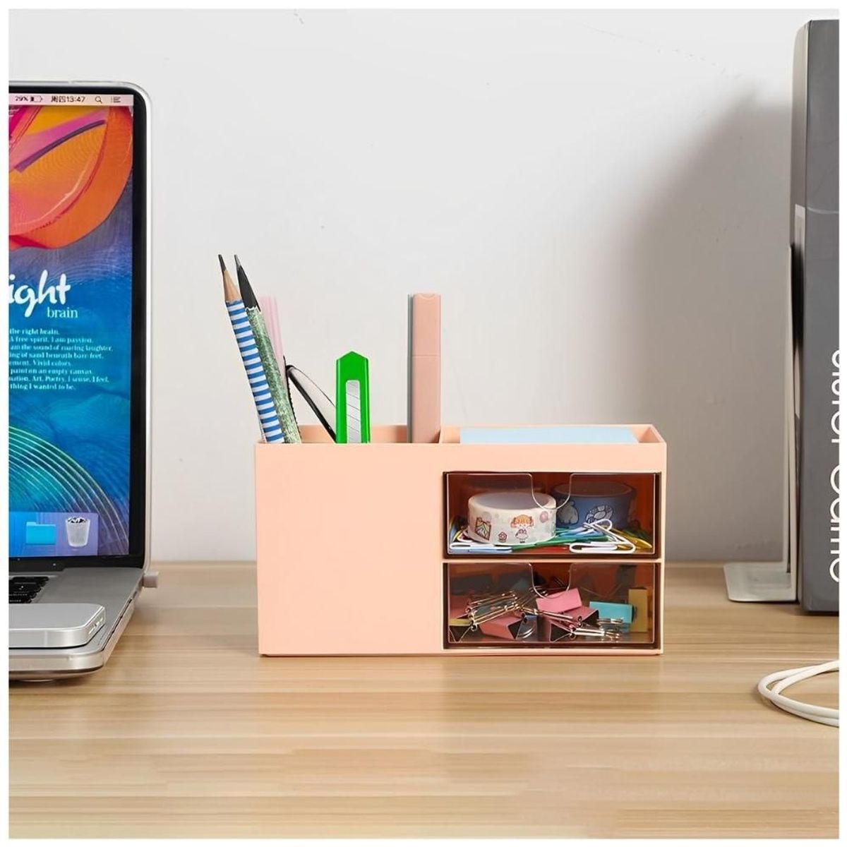 MINARI - Organizador de Escritorio Oficina Porta Lapiceros RS C57