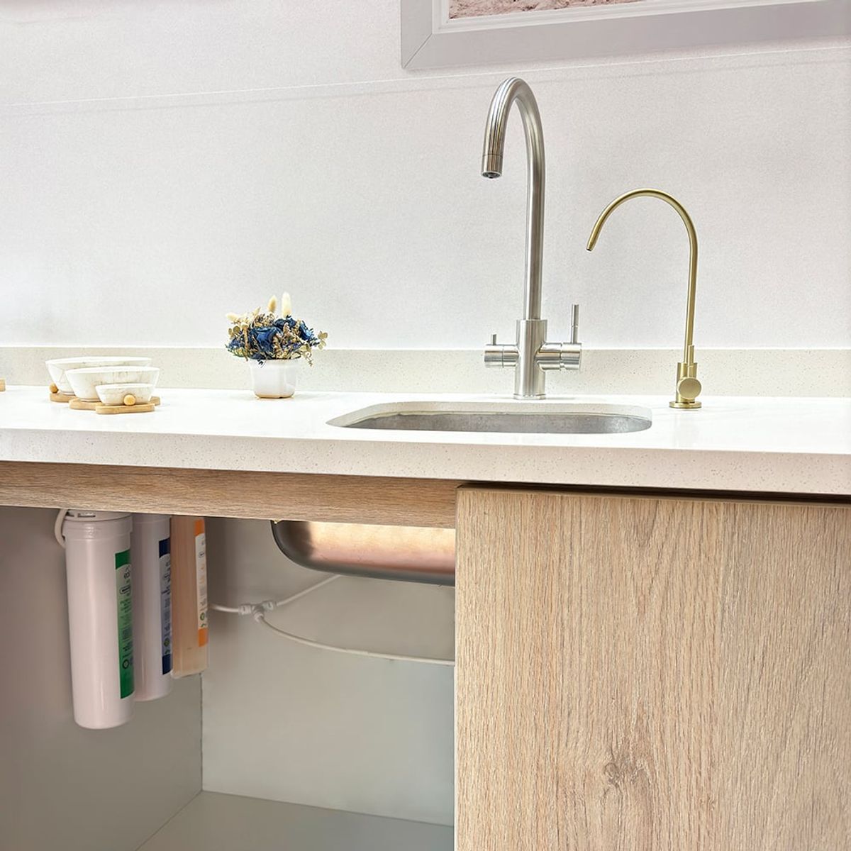 EDEN - Filtro Purificador de agua bajo lavadero 3 Etapas Edén EcoMAX Gold