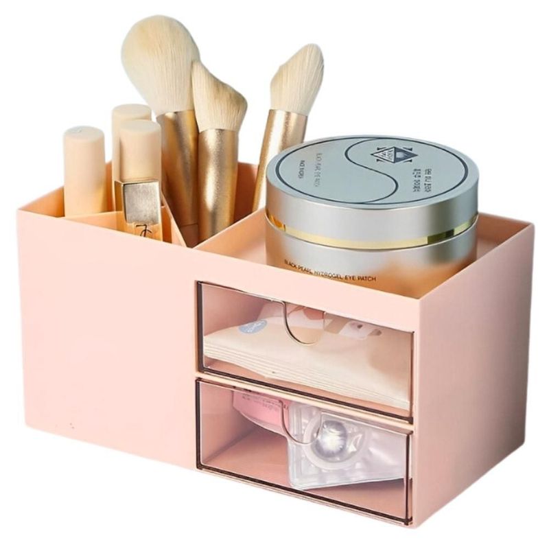 MINARI - Organizador de Maquillaje Cosméticos Brochas con Cajones RS C57