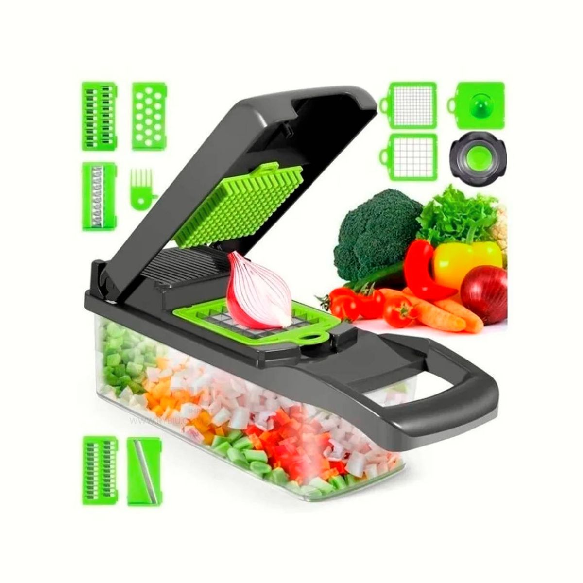 GENERICO - Cortador y Rebanador de Verduras Multifuncional