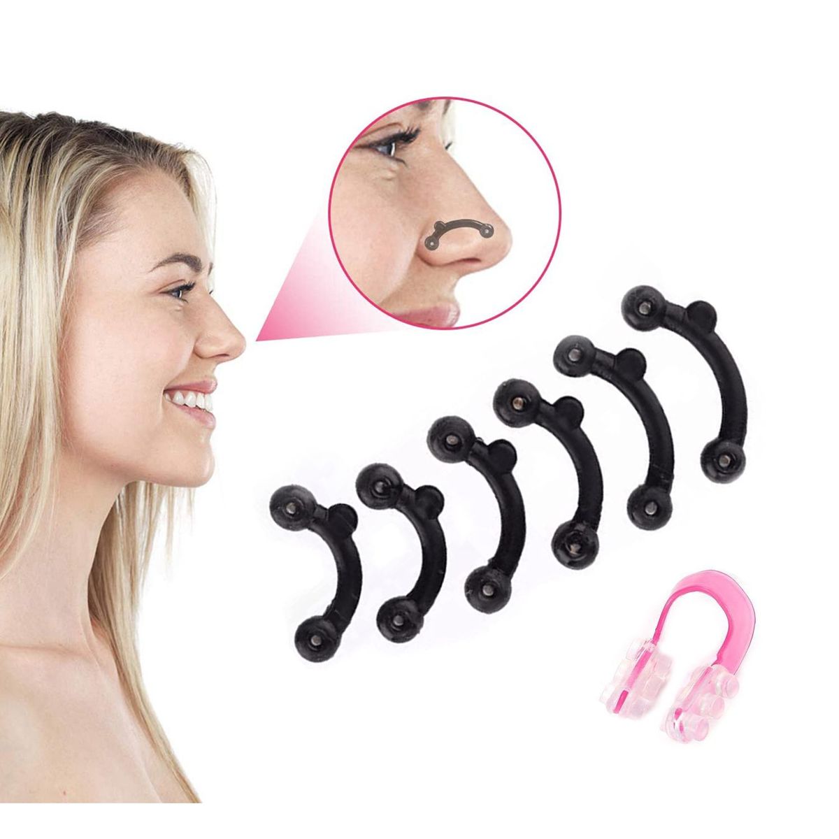 GENERICO - Corrector Respinga Nariz Afina Endereza Reduce Acomoda