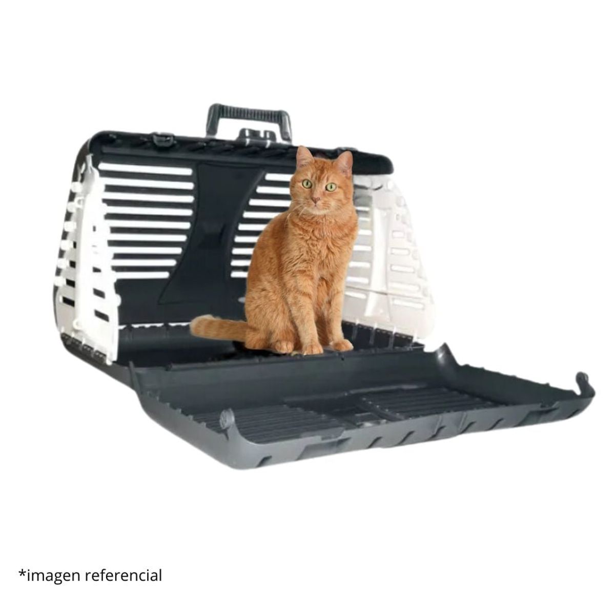 DISA SOLUCIONES ECOEFICIENTES - TRANSPORTADOR PLEGABLE DE PLÁSTICO PARA MASCOTAS