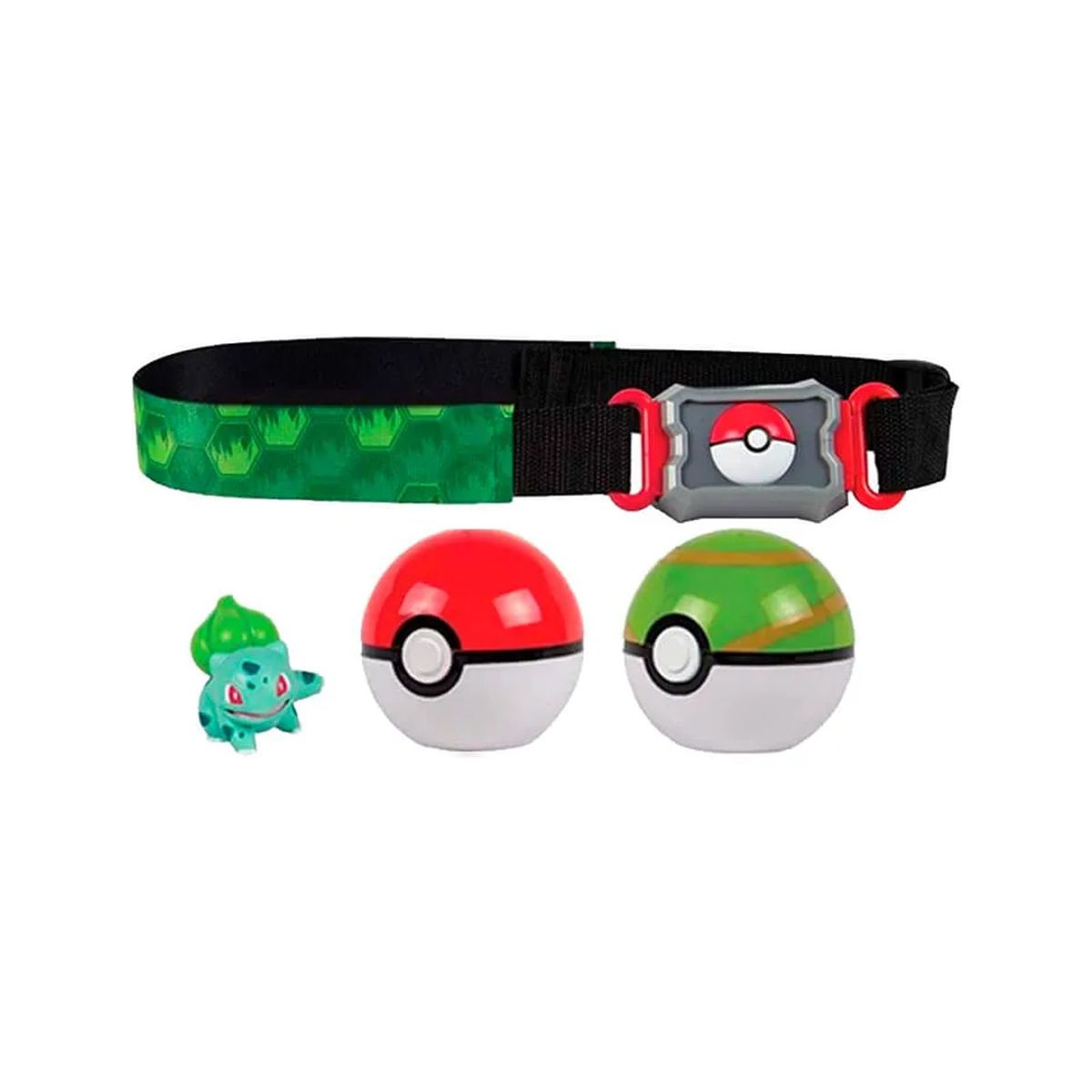 POKEMON - Pokemon Takara Tomy Cinturon con Pokebola Bulbasaur