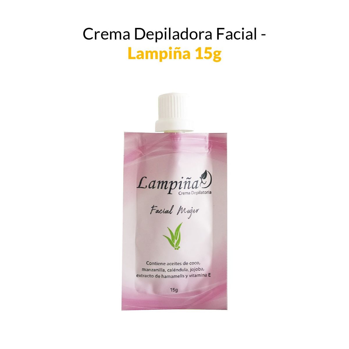 GENERICO - Crema Depiladora Facial - Lampiña 15g