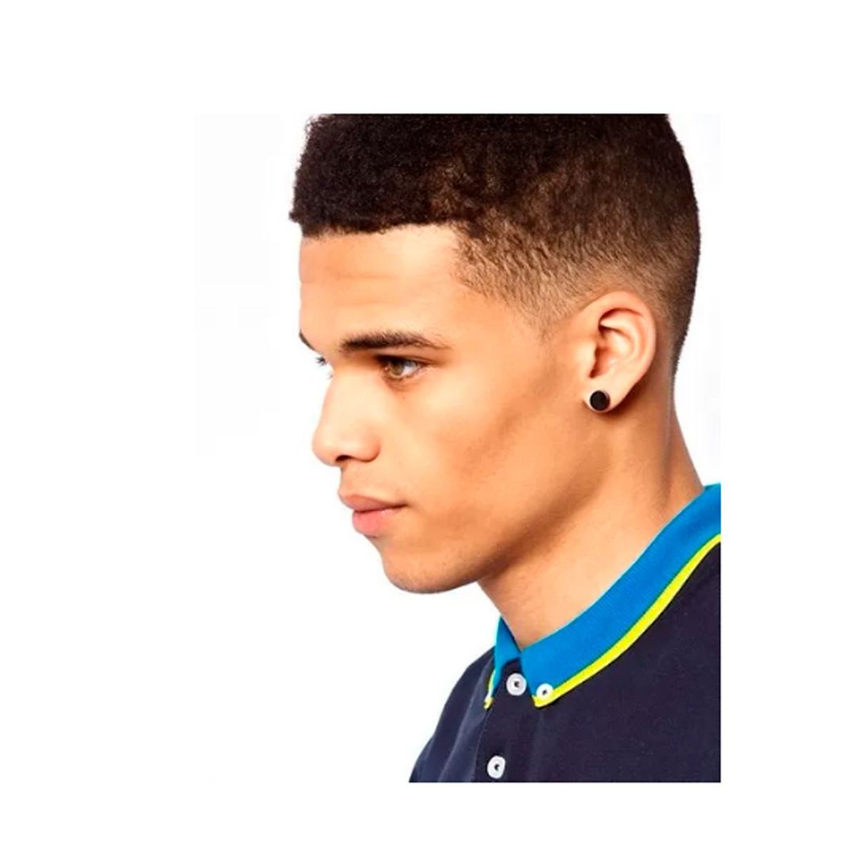 GENERICO - Arete Para Hombre 10mm Acero 316L Magnético