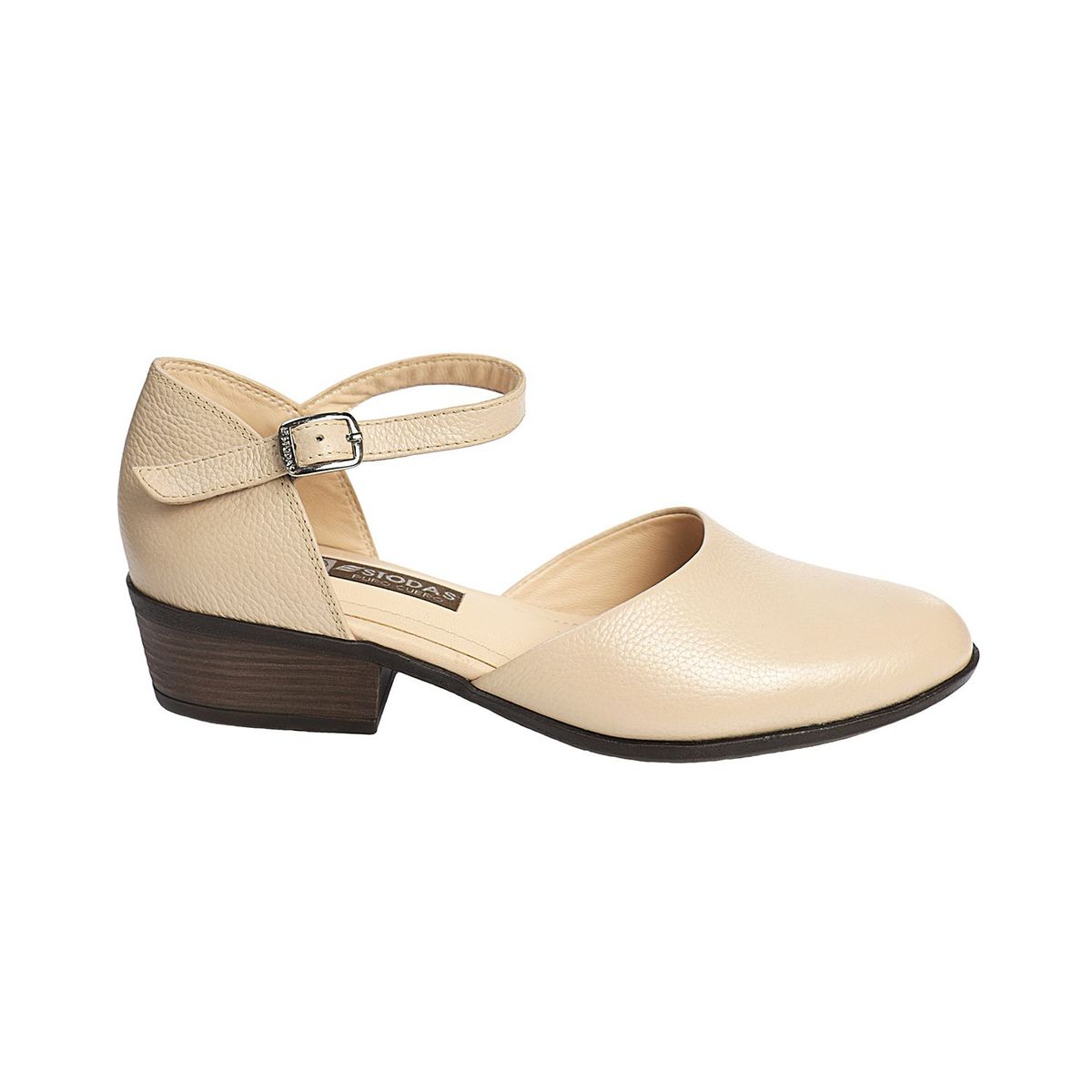 ESTODAS - Ballerinas Cuero Mujer Estodas Linet Nude