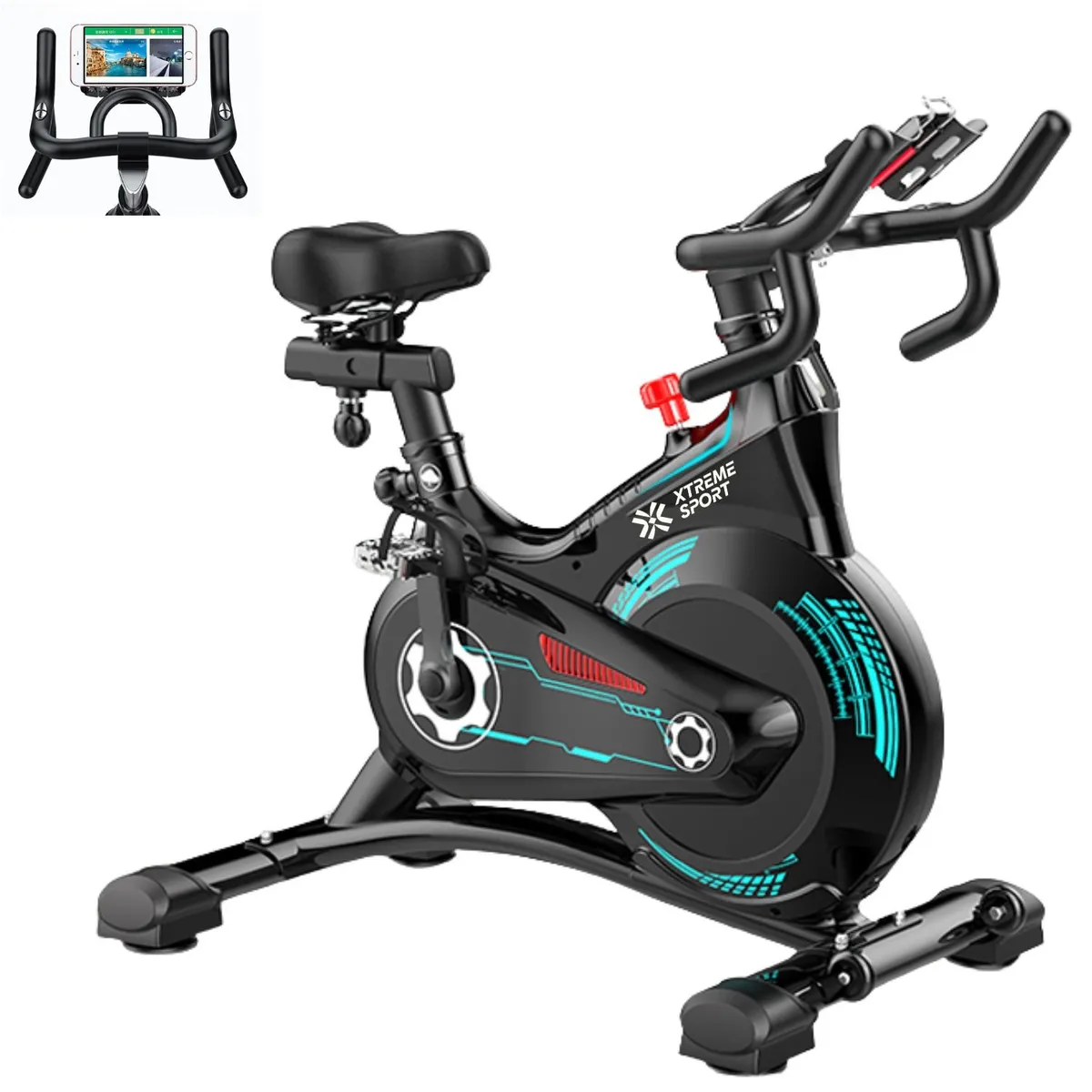 XTREME SPORT - Spinning Power Ride Volante de15kg Mágnetica