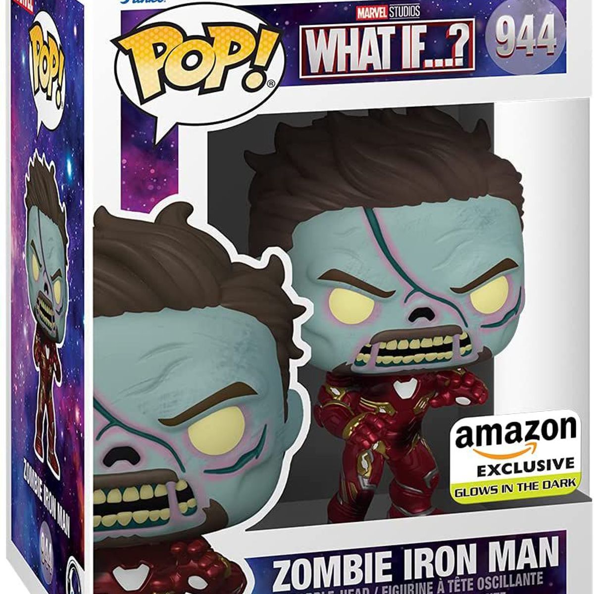 FUNKO - Funko Pop What If Zombie Iron Man Amazon Exclusive GITD