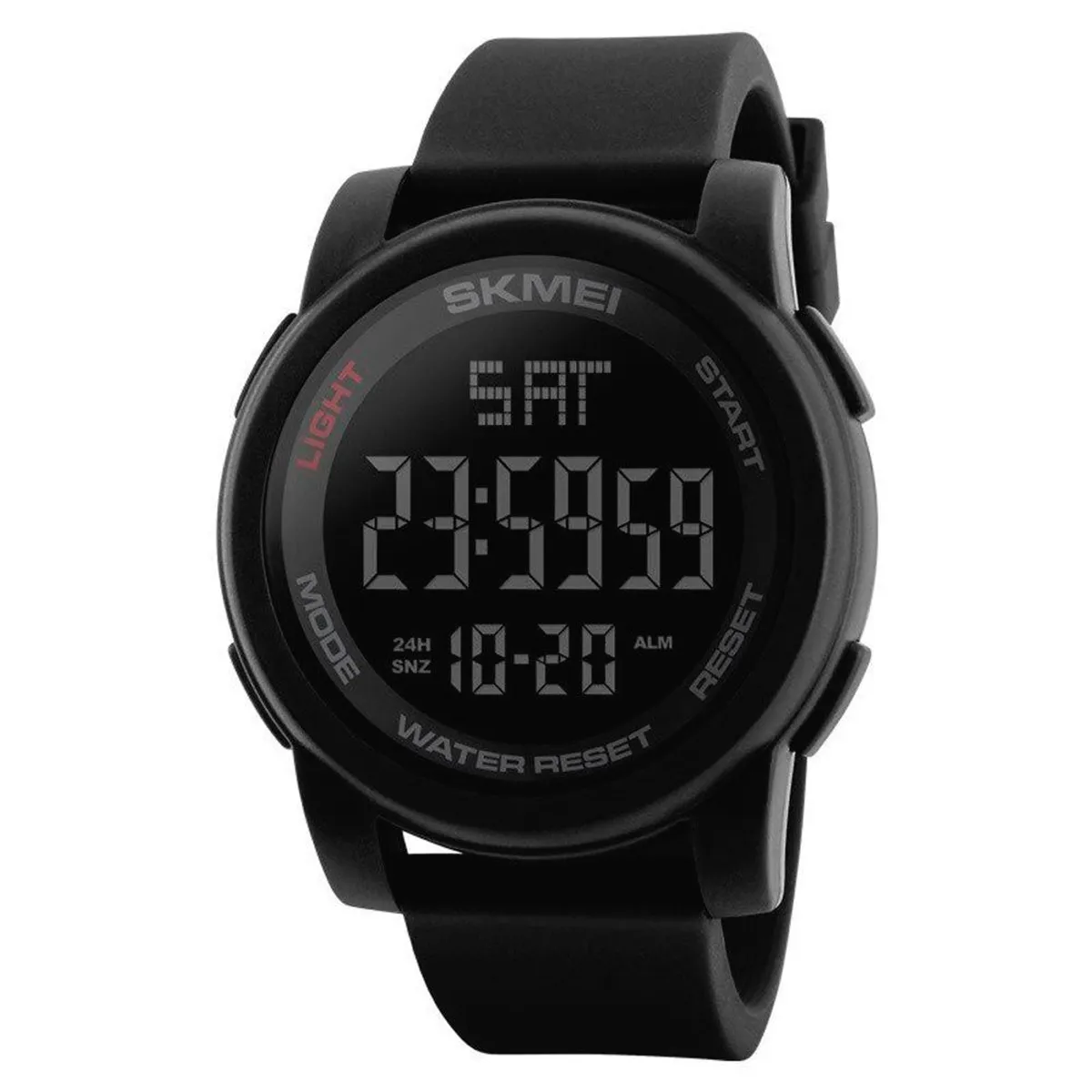 SKMEI - Reloj SKMEI 1257 Ciclope Dual Time Countdown Snooze BackLight - Negro