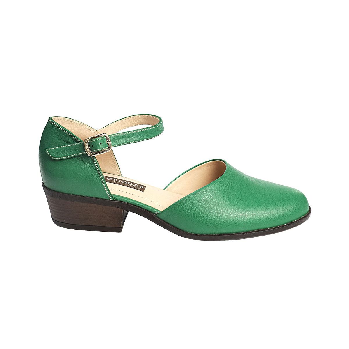ESTODAS - Ballerinas Cuero Mujer Estodas Linet Verde