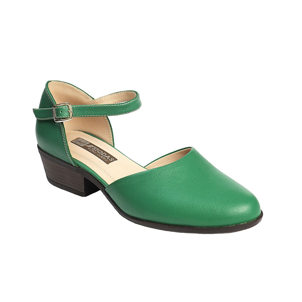 ESTODAS - Ballerinas Cuero Mujer Estodas Linet Verde