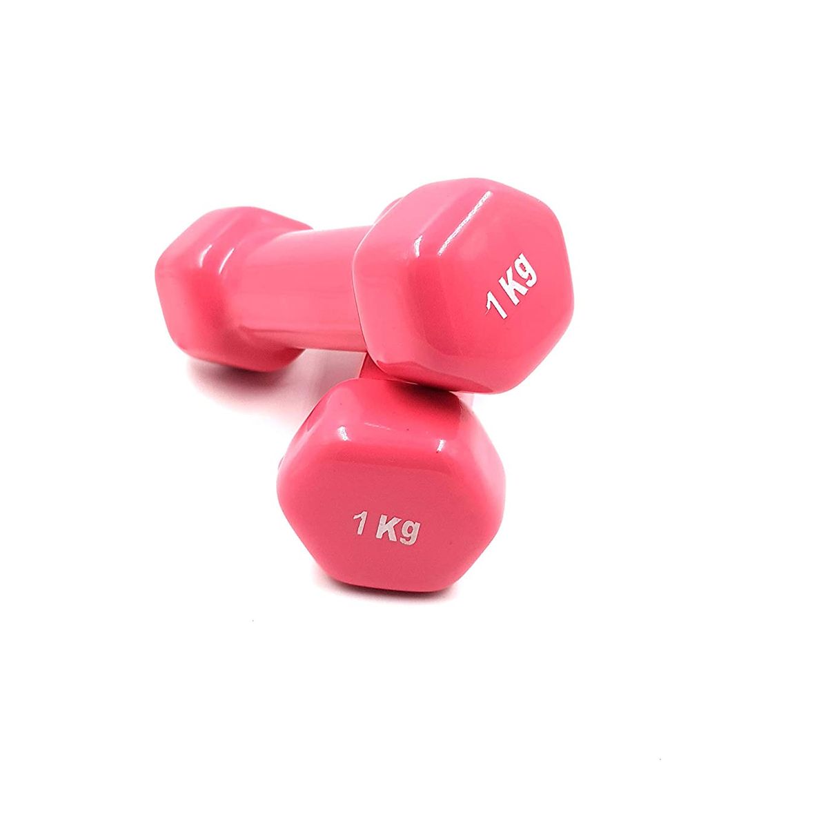 GENERICO - Par de Pesas mancuernas de vinil 1KG