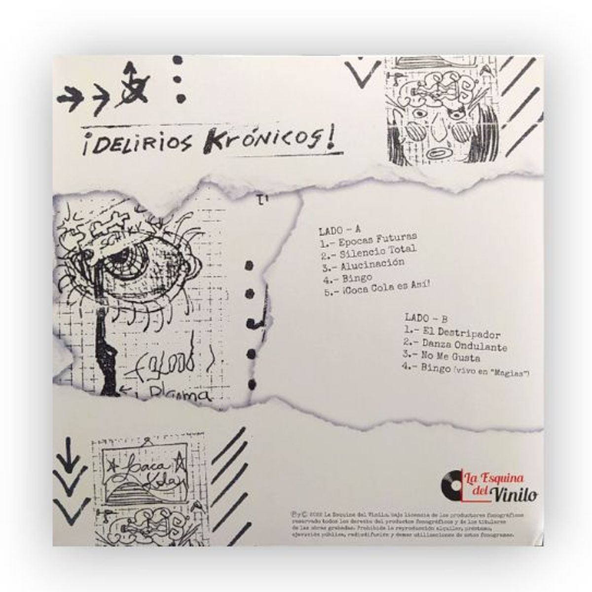 GENERICO - Disco de Vinilo Delirios Krónicos de Delirios Krónicos