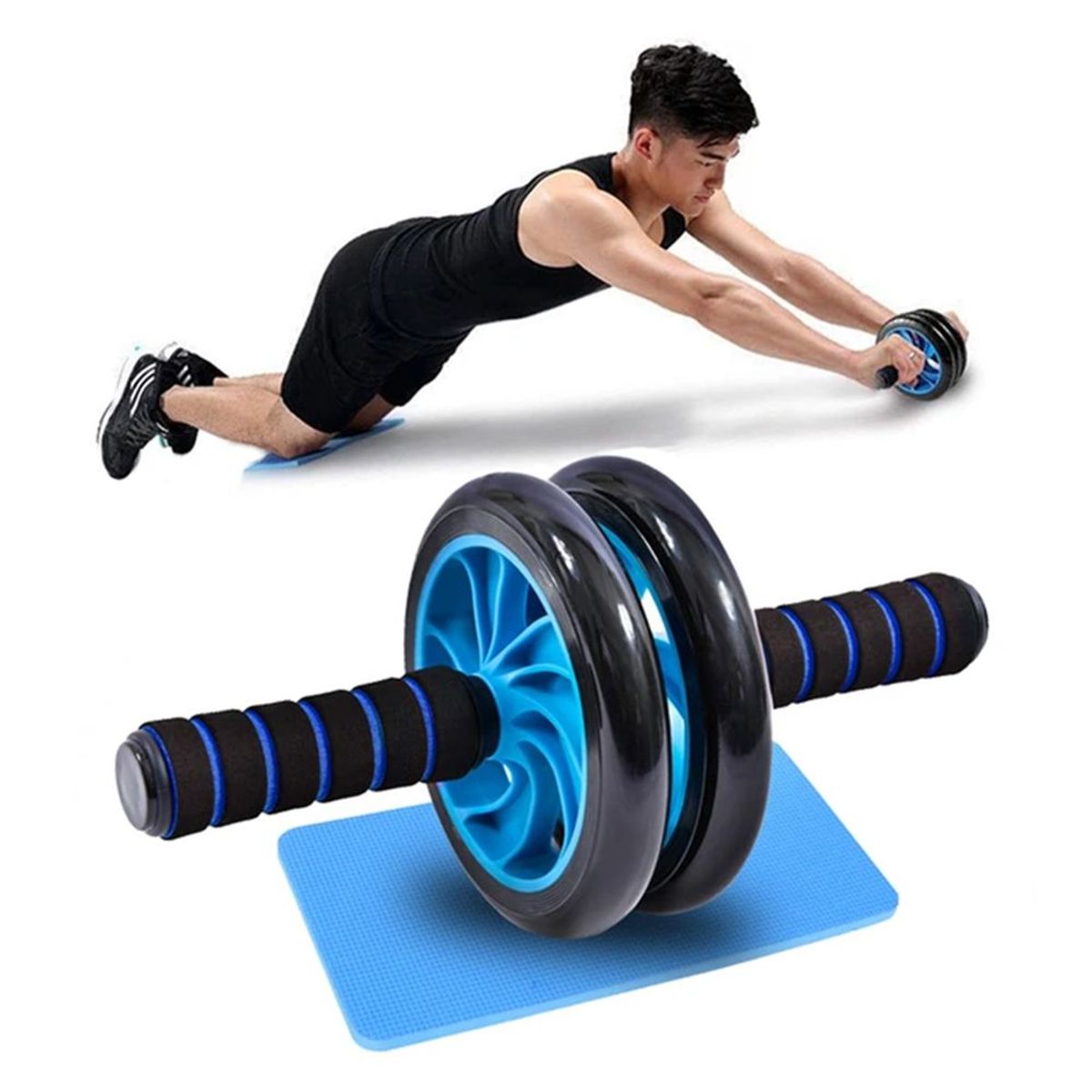 HOLGU - Chaleco 10kg Crossfit Gym  Rueda Abdominal