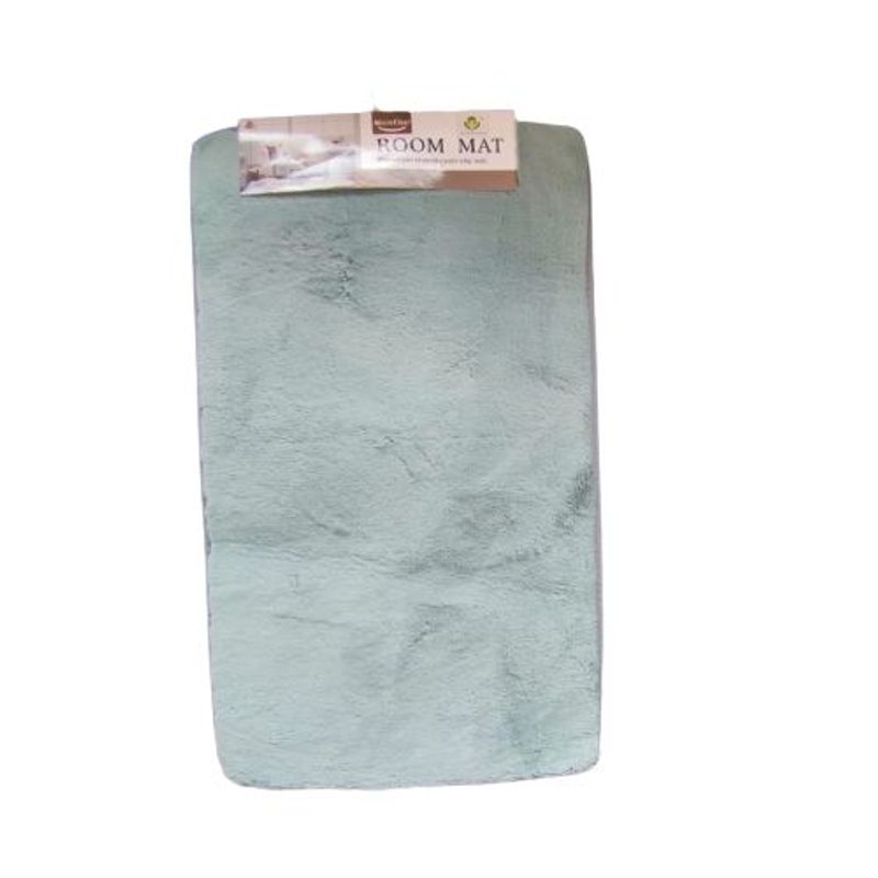GENERICO - Alfombra piso para dormitorio baño sala verde 50 x 80 cm
