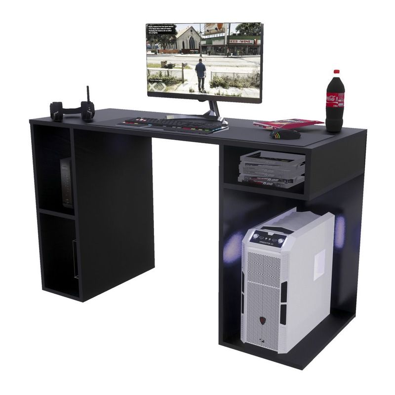 MOVENDA - Escritorio Gamer NR 01 120cm Movenda Negro