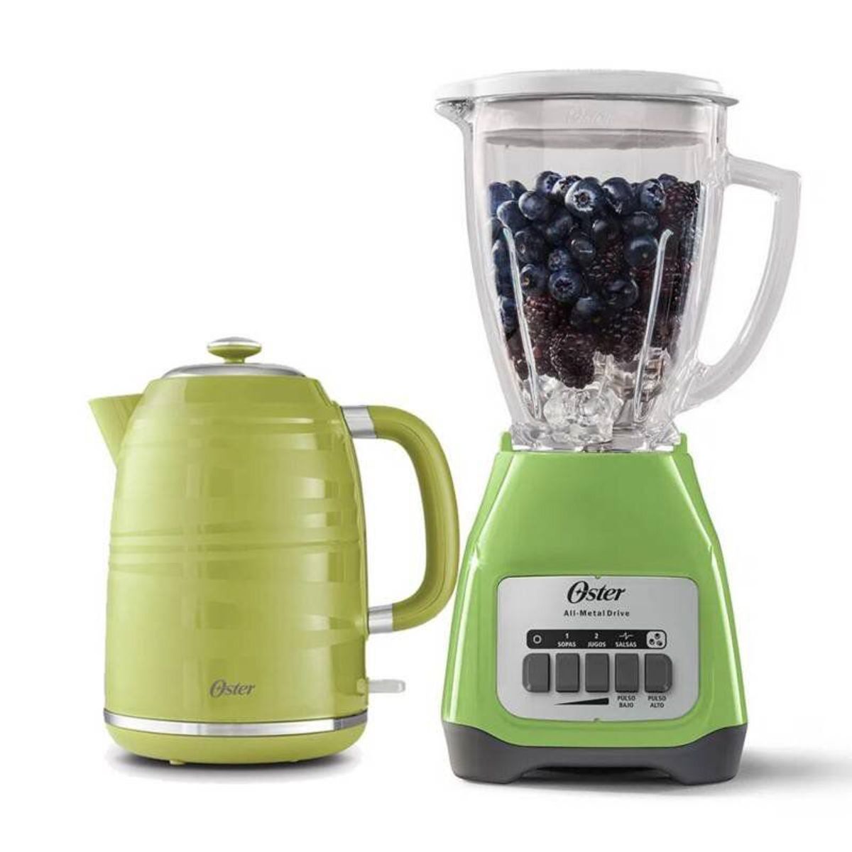 OSTER - Combo Licuadora BLSTKAGKPB  Hervidor