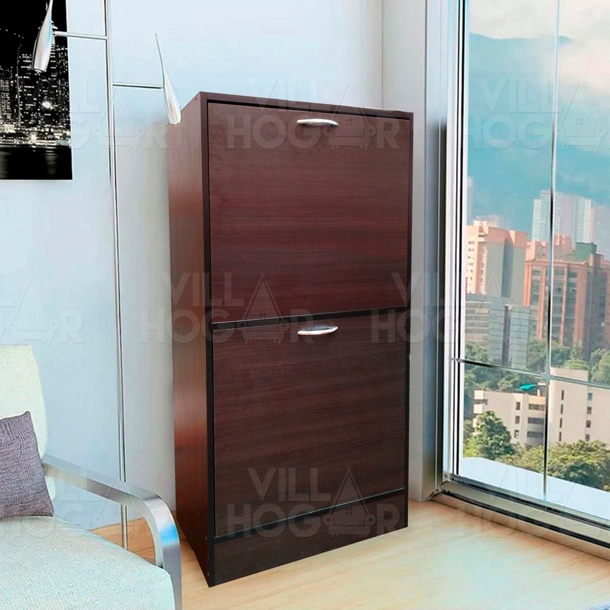 VILLA HOGAR - Zapatera rafa - capacidad hasta 18 pares de zapatos