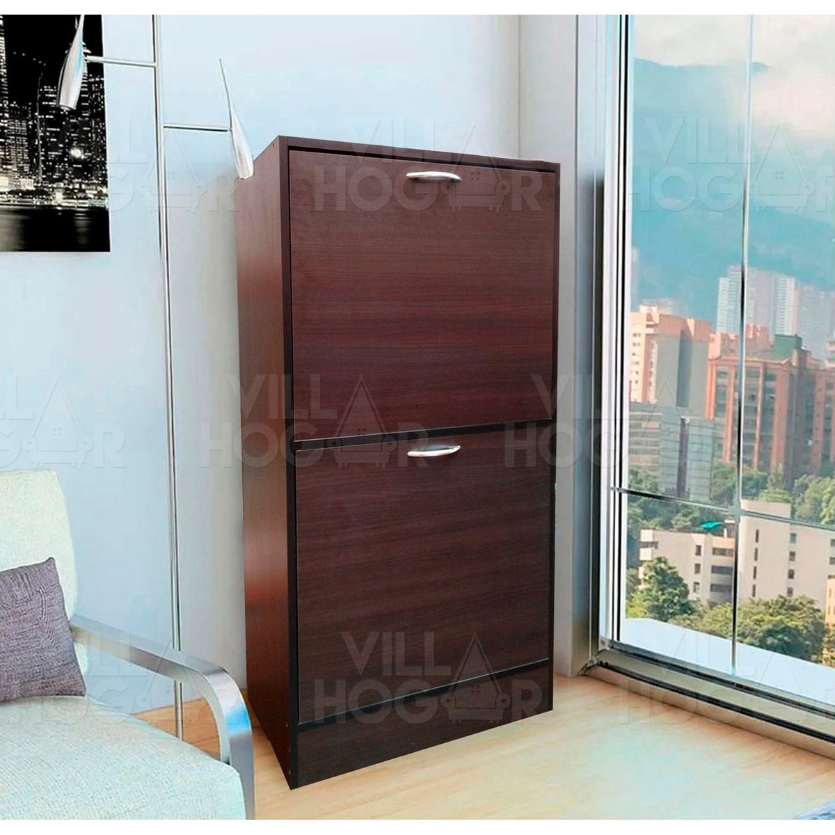 VILLA HOGAR - Zapatera rafa - capacidad hasta 18 pares de zapatos