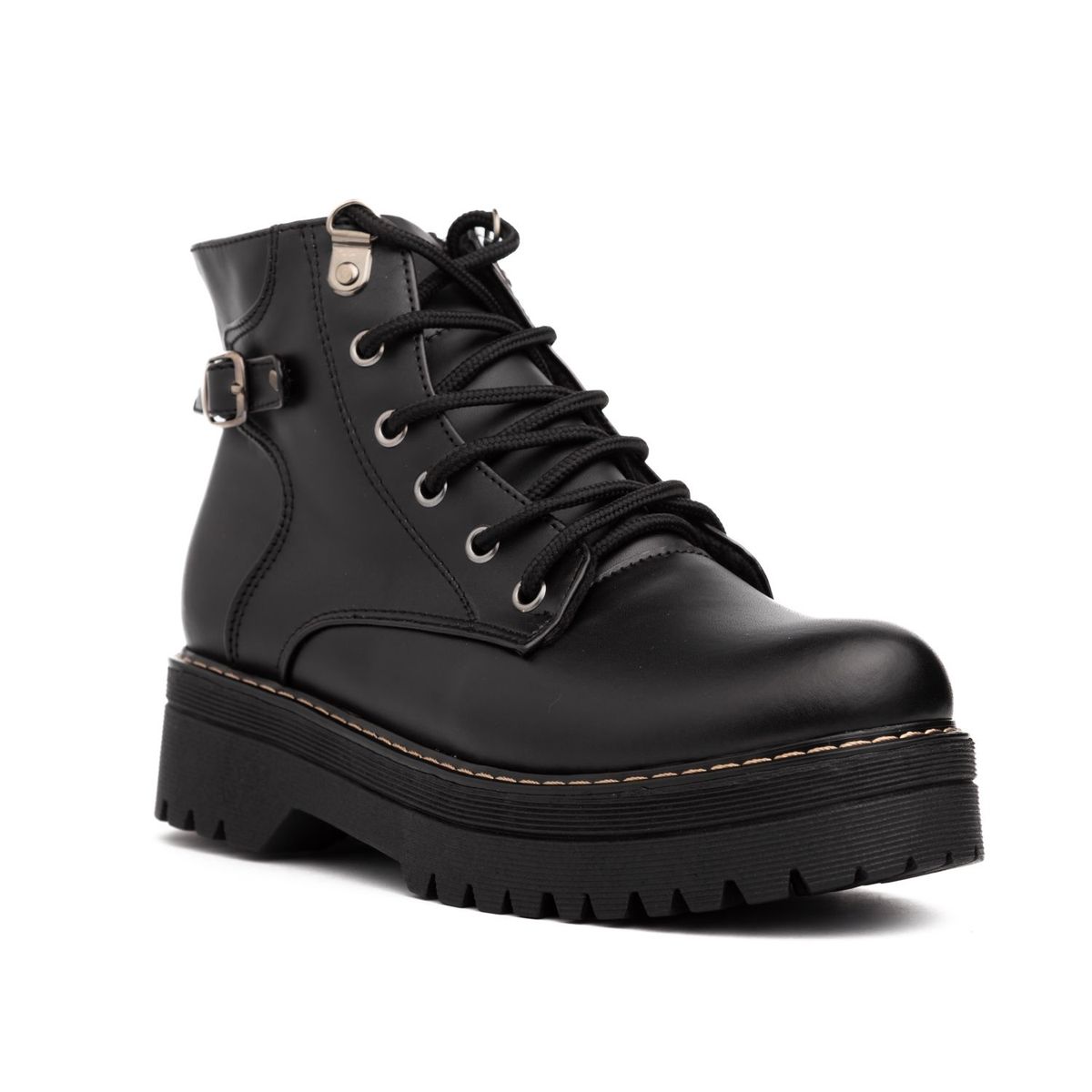 NEBULA - Botas Itagua - Negro Cuero