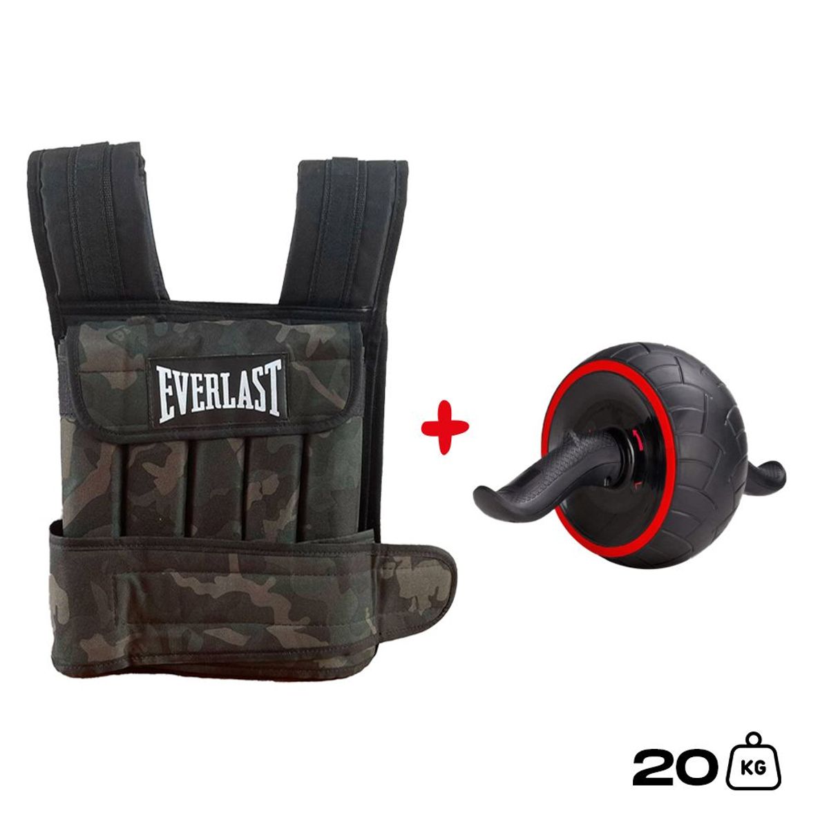 HOLGU - Chaleco 20kg Crossfit Gym Calistenia  Rueda Importada