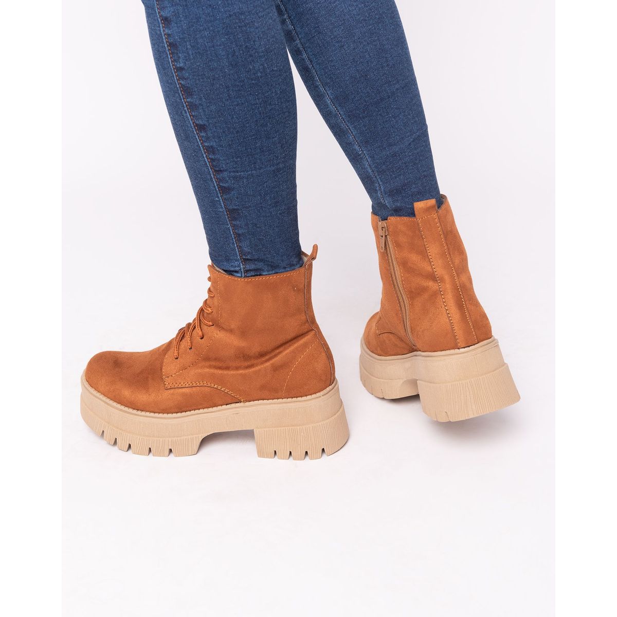 NEBULA - Botas San Lorenzo - Camel Gamuzado