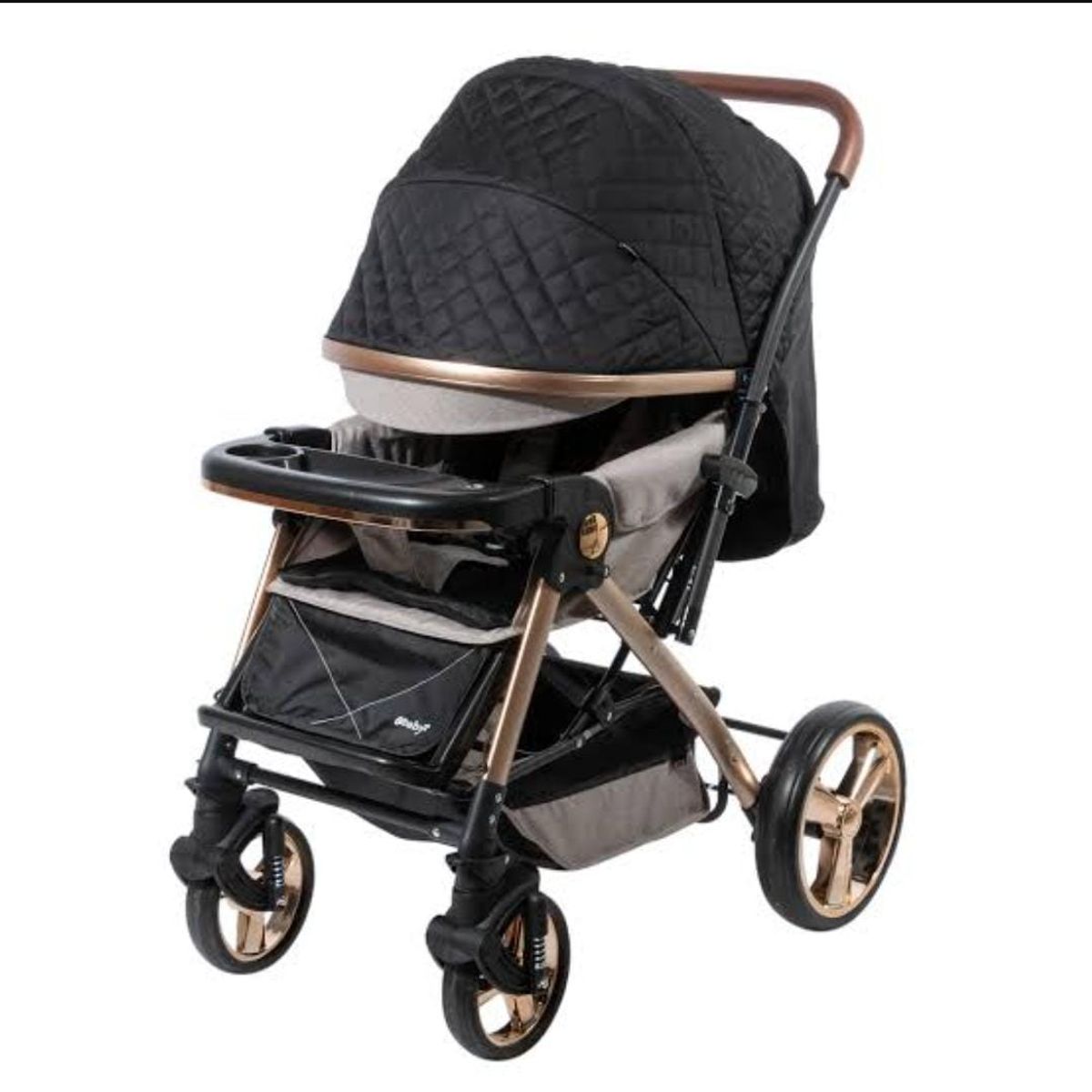BABY - Coche para Bebe Capota Golden Beige