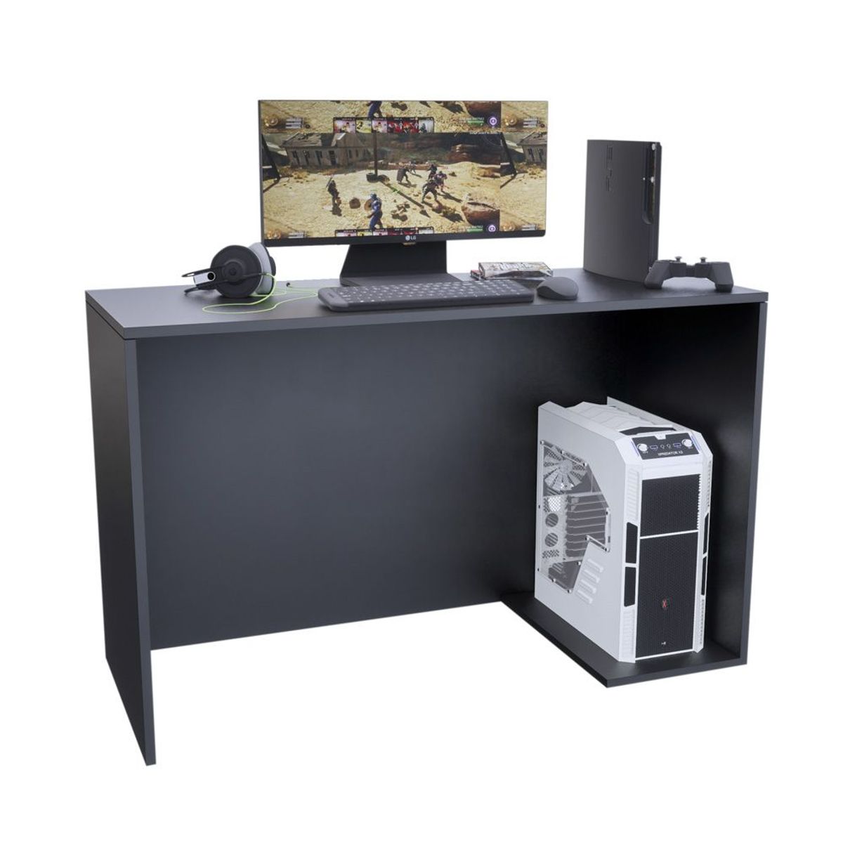 MOVENDA - Escritorio Gamer NR 06 120cm Negro