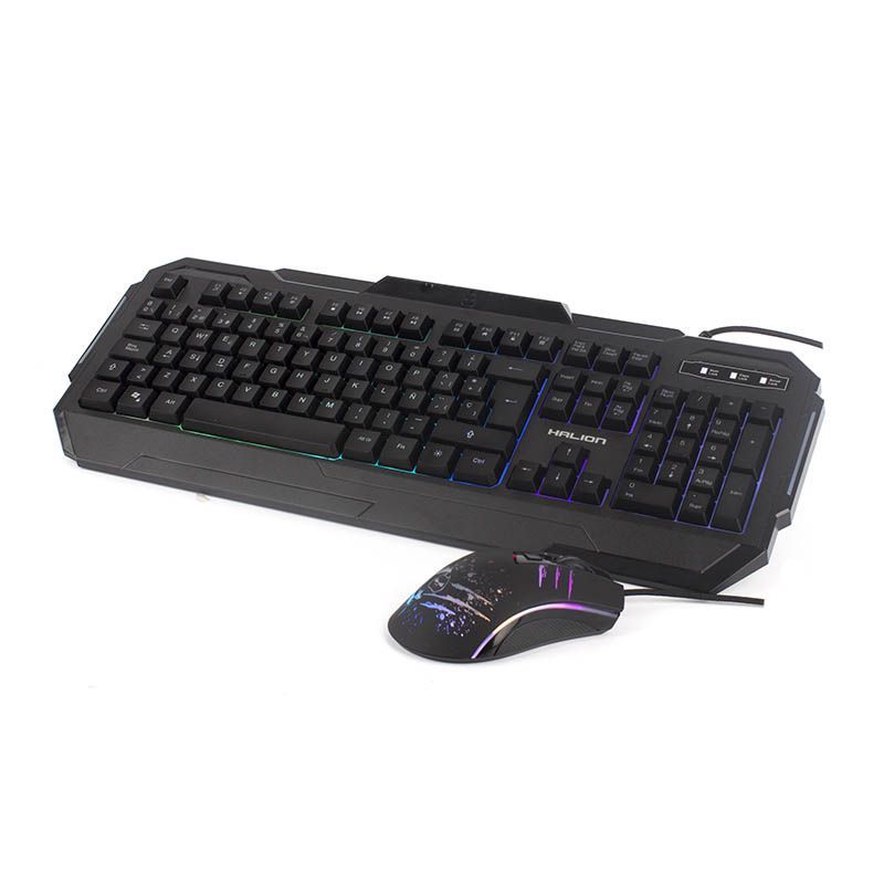 HALION - Kit de Teclado y Mouse Gaming Halion Tornado