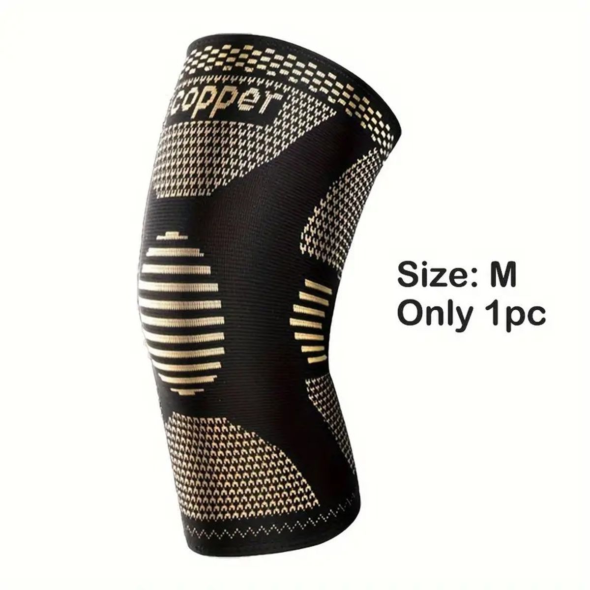 GENERICO - Rodillera Deportiva Compresión Unisex Copper - M