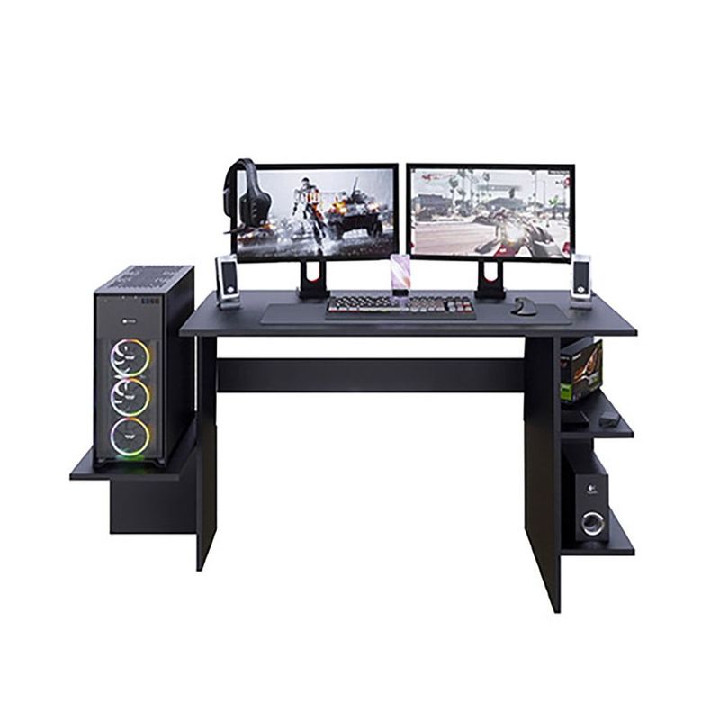 MOVENDA - Escritorio Gamer NR 09 136cm Movenda Negro