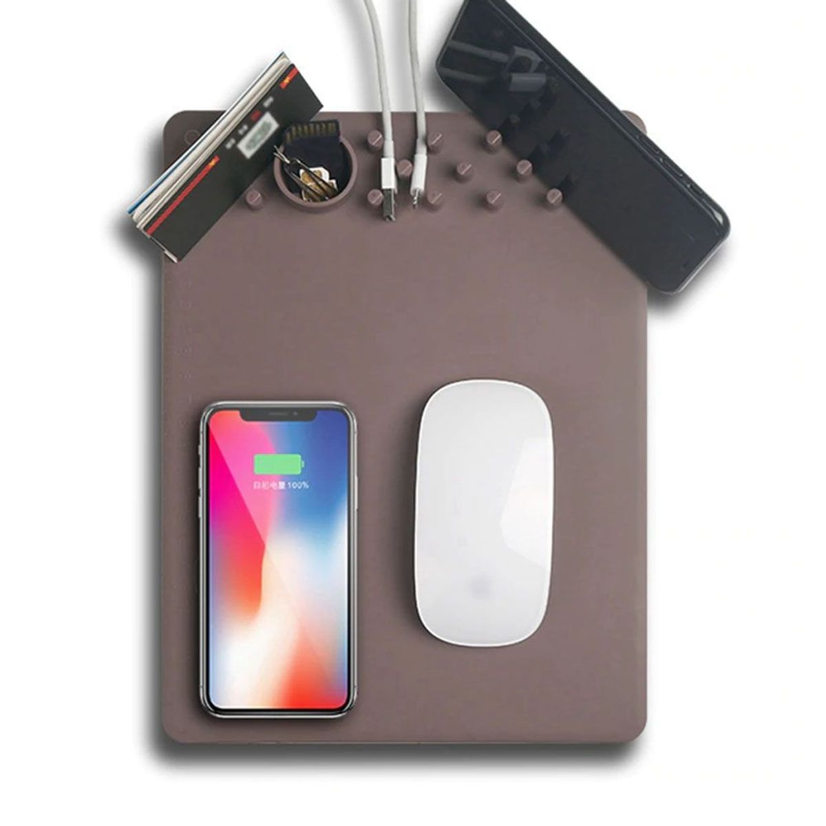 GENERICO - Qi Wireless Charger Mouse Pad - Ikafree