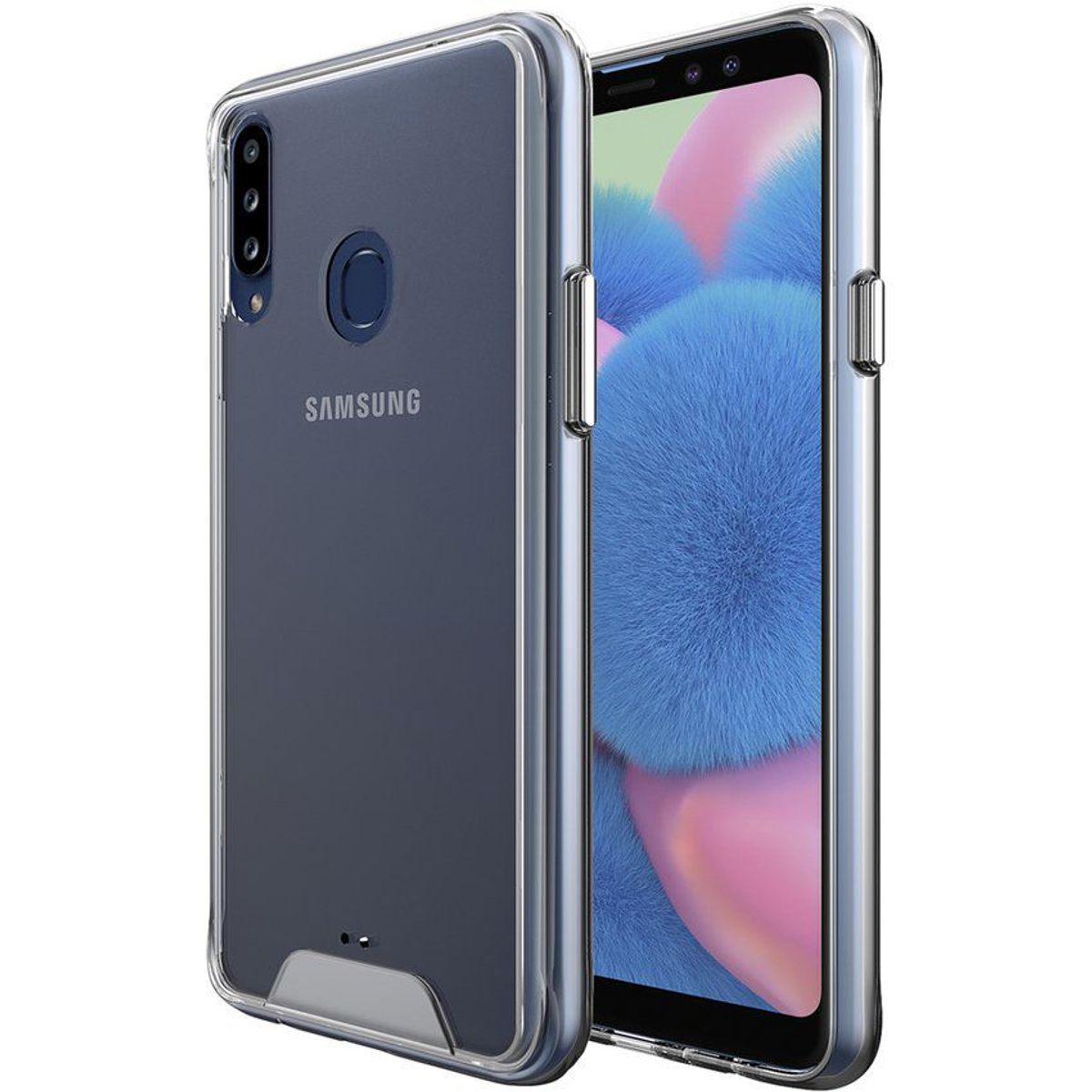 GENERICO - Case Space Collection para Samsung A02s - Transparente