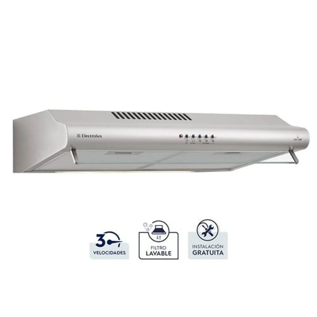 ELECTROLUX - Campana Extractora EJSE242TBIS 3 Velocidades