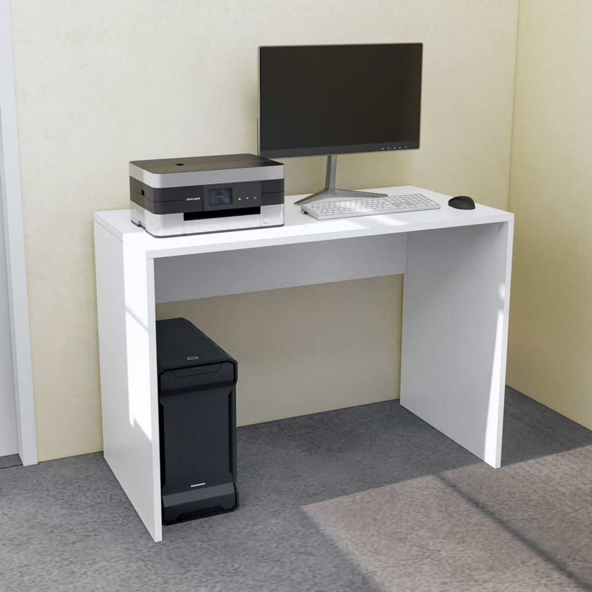 MOVENDA - Escritorio Lineal Andreia 100cm Movenda Blanco