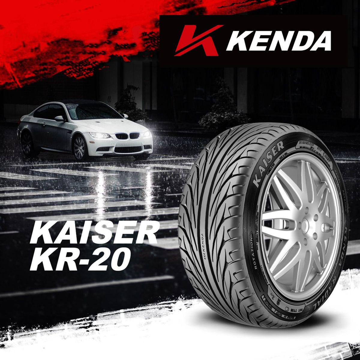 KENDA - Llanta 19555R16 - Kaiser KR20 - 87V