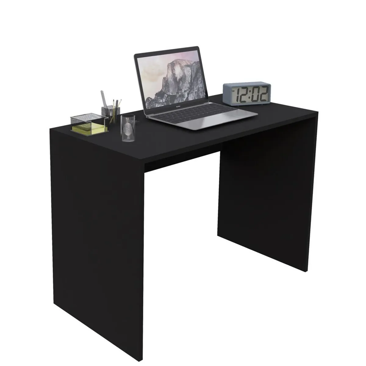 MOVENDA - Escritorio Lineal Andreia 100cm Movenda Negro