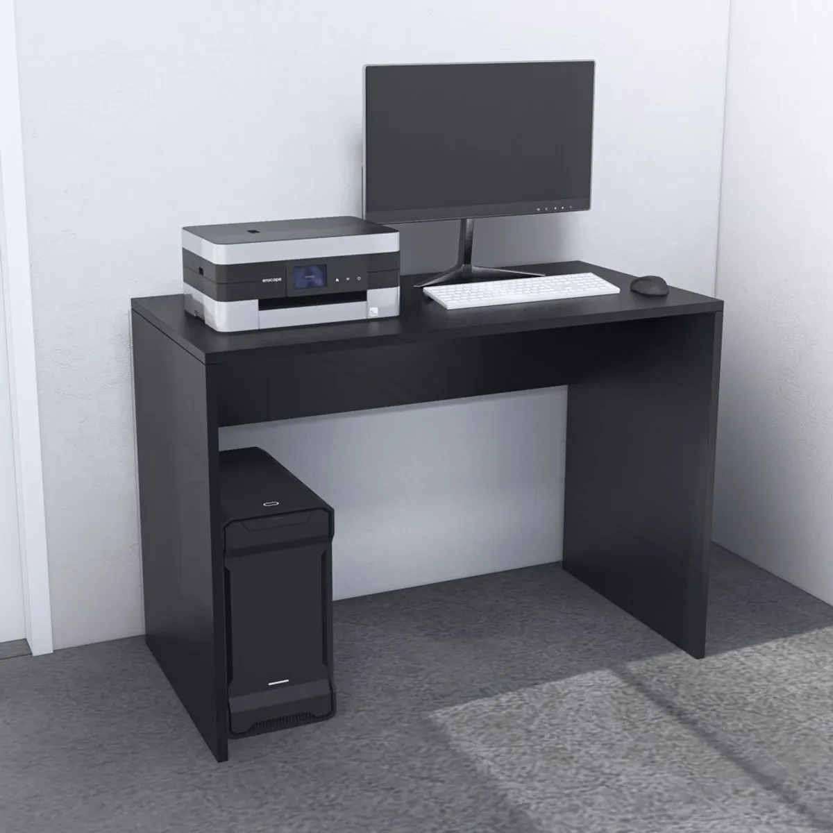 MOVENDA - Escritorio Lineal Andreia 100cm Movenda Negro