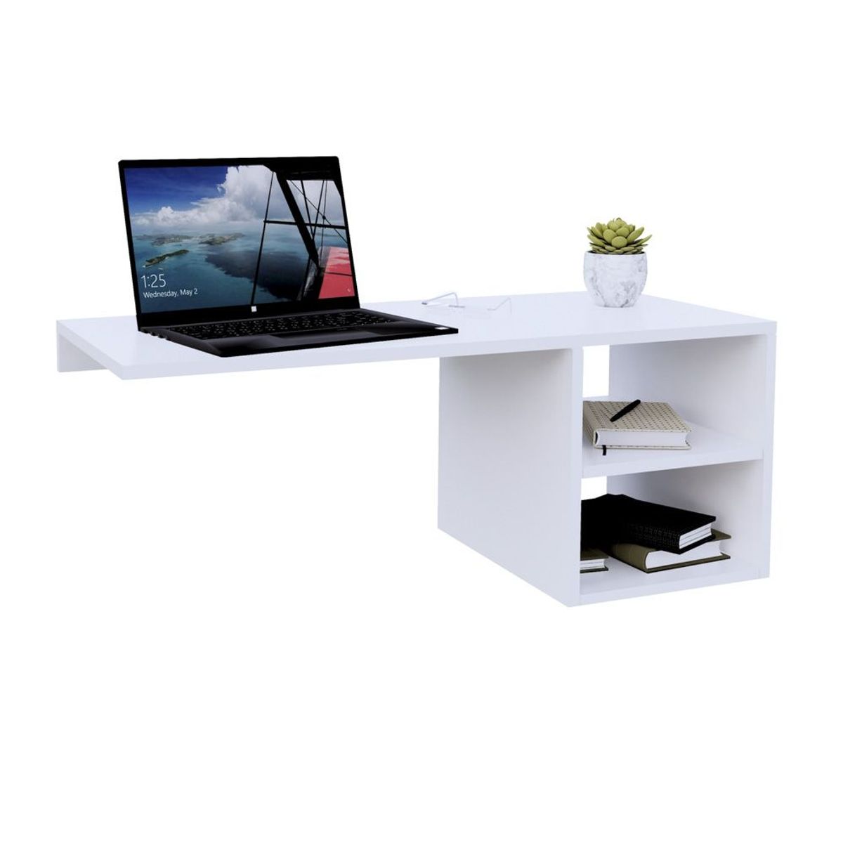 MOVENDA - Escritorio Empotrable Luiza 100cm Movenda Blanco